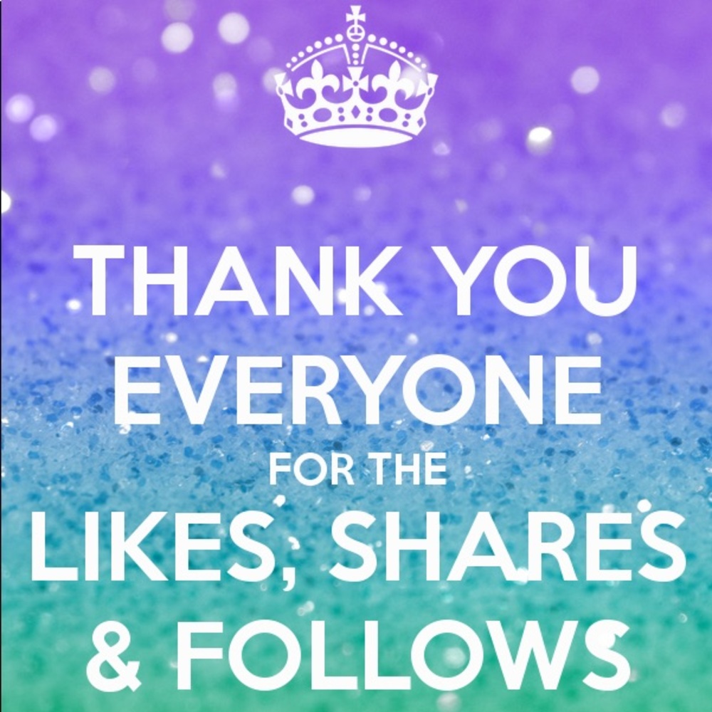 Thank you for the shares!! It means a lot!